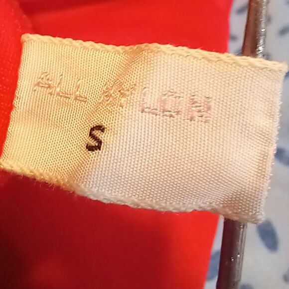 Vintage Shadowline Robe & Pant Set-Small/34-1950s-Button Front-Pockets-Red - Picture 11 of 11